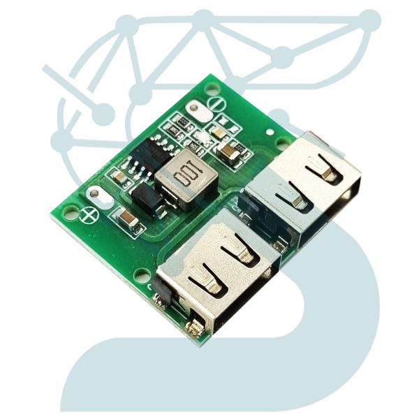 ماژول مبدل ولتاژ 6-30V به 5V با خروجی دو پورت USB - Image 2