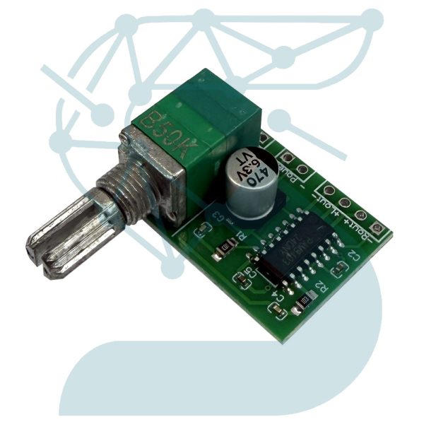 ماژول آمپلی فایر 2 کانال 3 وات ولوم دار مدل PAM8403