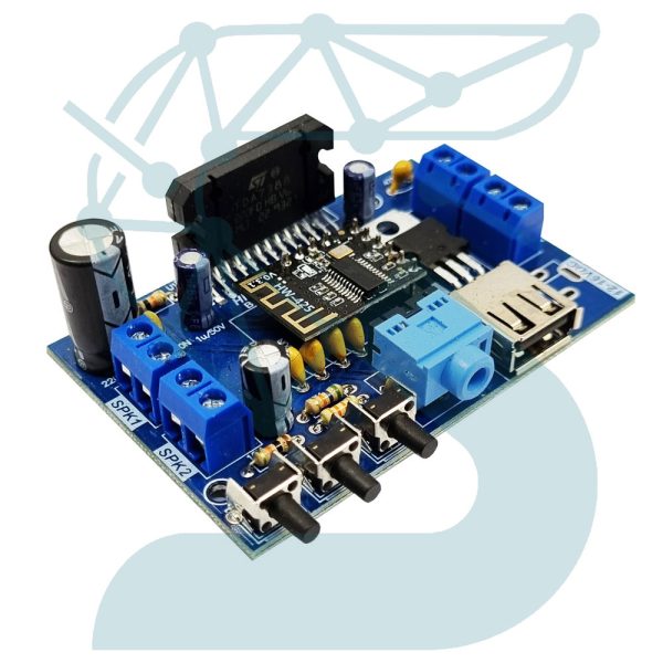 ماژول امپلی فایر 4 کانال 45 واتی TDA-7388 با ورودي USB و بلوتوث - Image 4