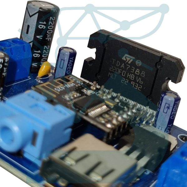 ماژول امپلی فایر 4 کانال 45 واتی TDA-7388 با ورودي USB و بلوتوث - Image 3