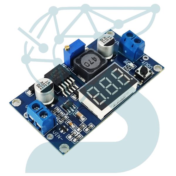 ماژول کاهنده LM2596 با نمایشگر