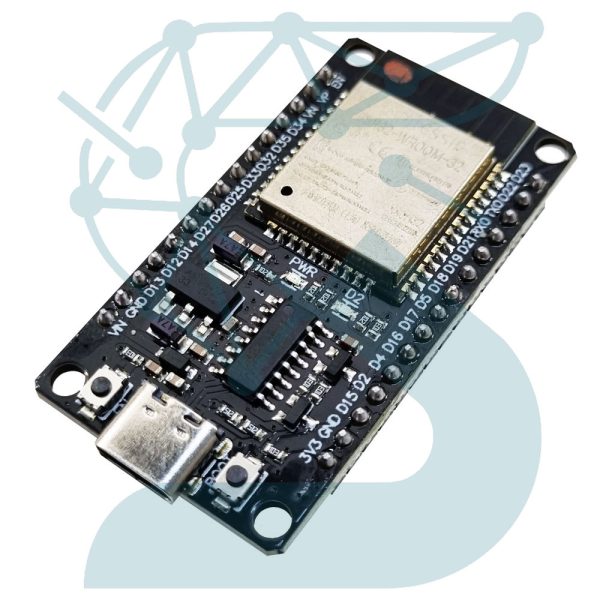 ماژول توسعه ESP32-WROOM-32 مدل ۳۰ پین با USB Type-C