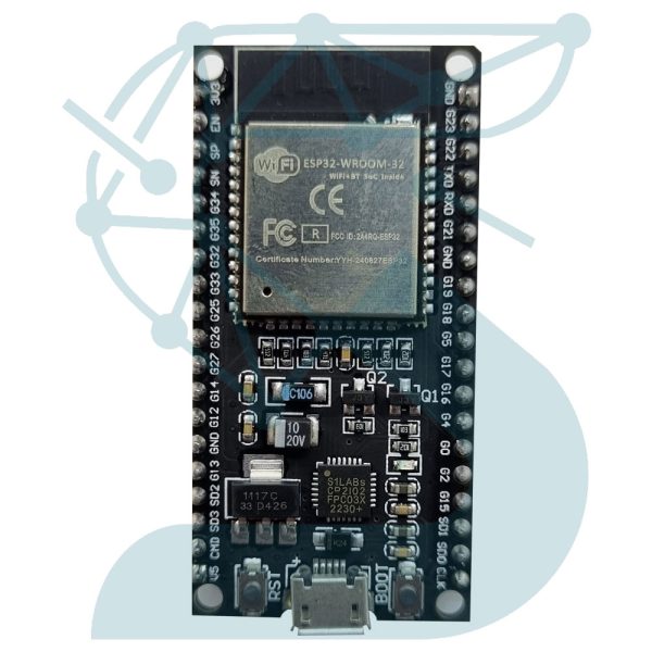 برد توسعه ESP32 WROOM-32 مدل ۳۸ پین با پورت MICRO USB - Image 3