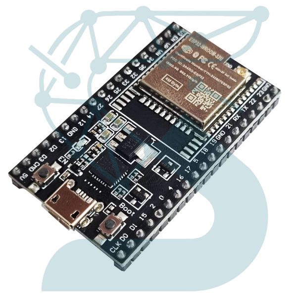 برد توسعه ESP32-WROOM 32-U با چبپ CP2102