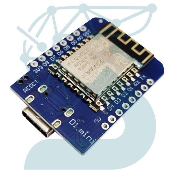 برد توسعه WEMOS D1 MINI با سوکت TYPE C