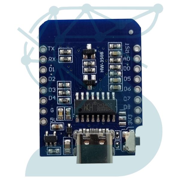 برد توسعه WEMOS D1 MINI با سوکت TYPE C - Image 3