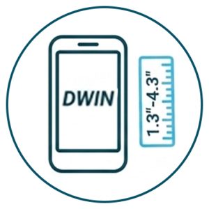 نمایشگرهای DWIN (از 1.3 تا 4.3 اینچ)