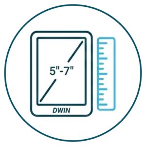 نمایشگرهای DWIN (از 5 تا 7 اینچ)