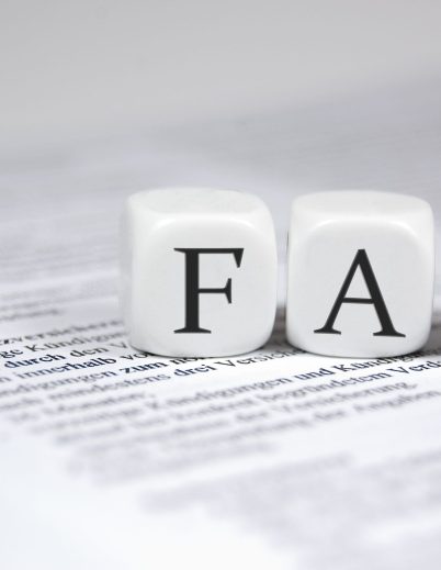 FAQ in Würfeln